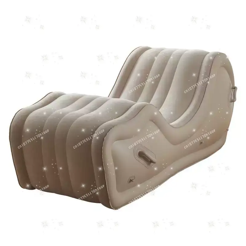 Outdoor Furniture Cushion - シンプルなレイジーソファリクライナー、全自動屋外ポータブルエアクッションPVCインフレータブルソファチェア
