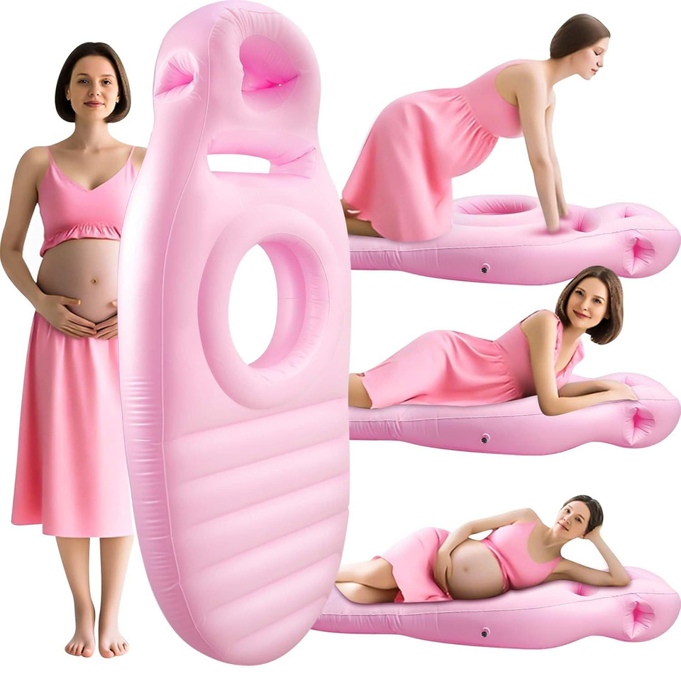 Outdoor Furniture Cushion - インフレータブル妊娠枕ヨガマット妊婦用インフレータブルマットマットレス妊娠マタニティボディベッド枕睡眠マット