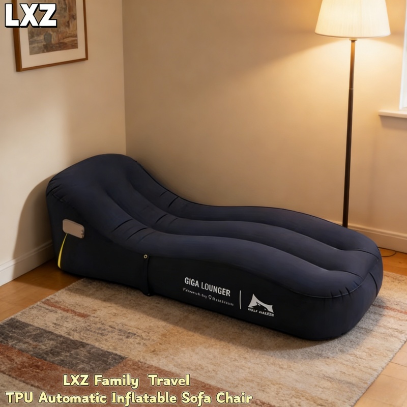 Outdoor Furniture Cushion - TPU自動膨張式チェア、屋外ポータブルキャンプ用インフレータブルソファ、USB充電式、家族旅行用レジャーエアーカッションベッド