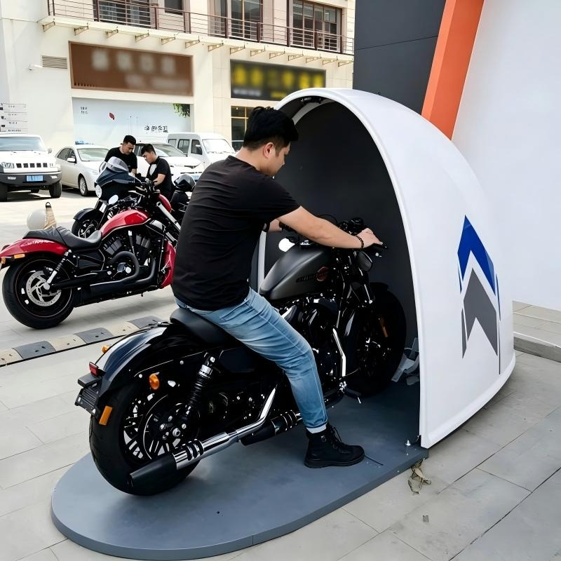 あらゆるサイズのカスタム屋外バイク駐車場、防水ファイバーグラ - Outdoor Furniture Store のレビューと価格