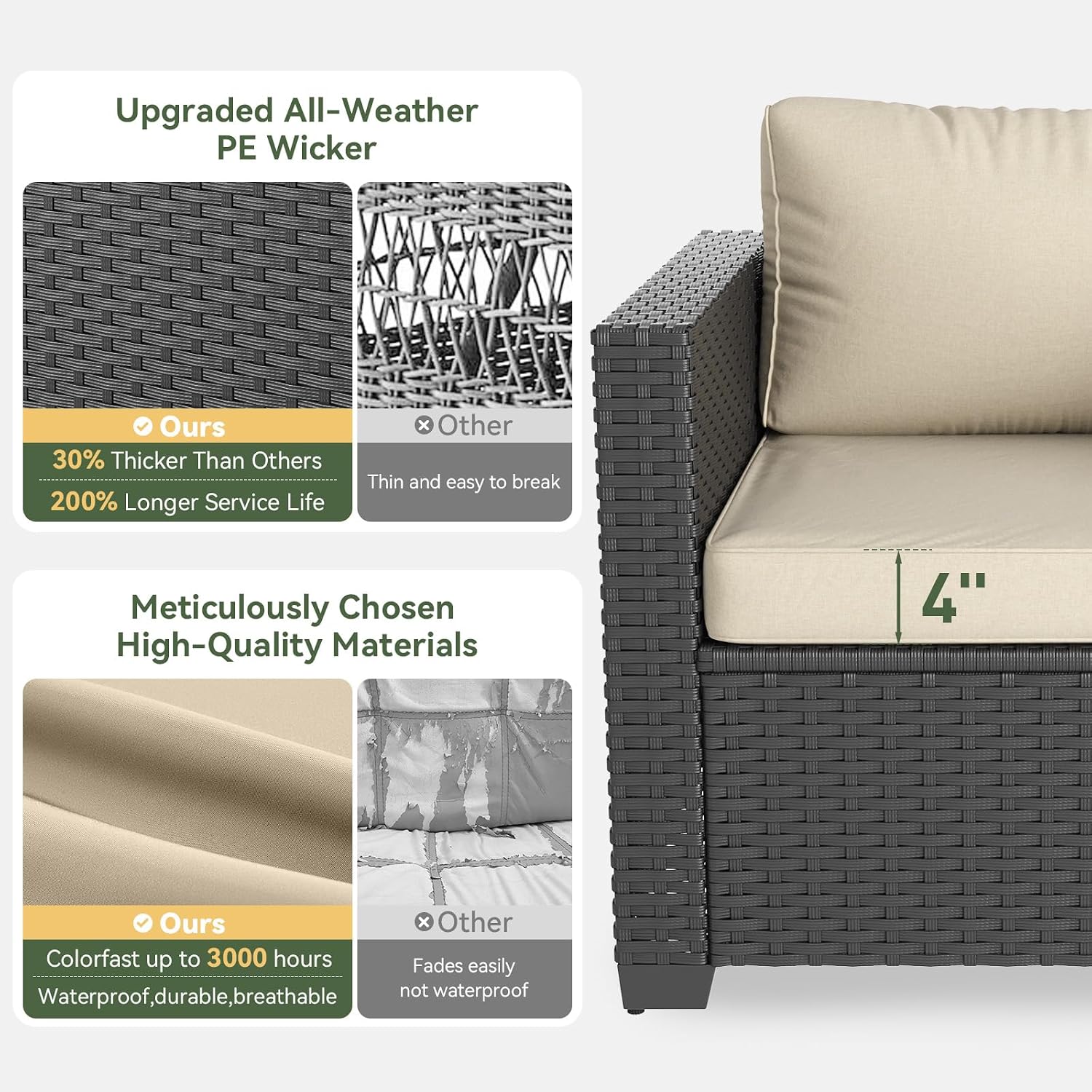 ファイヤーピットテーブル付きパティオ家具セット、6人掛け屋外 - Outdoor Furniture With Fire Pit Table のレビューと価格