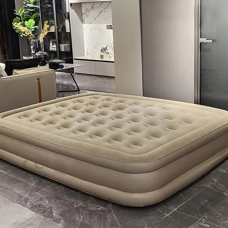 インフレータブルPVCスリーピングマットレス,豪華な2人用キ - Outdoor Furniture Pads のレビューと価格