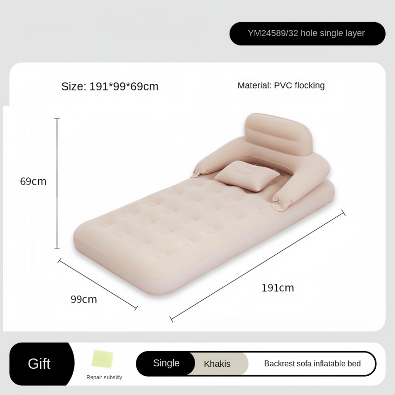 屋外多機能2人用キャンプ用インフレータブルベッド、ポータブル - Outdoor Furniture Cushion のレビューと価格