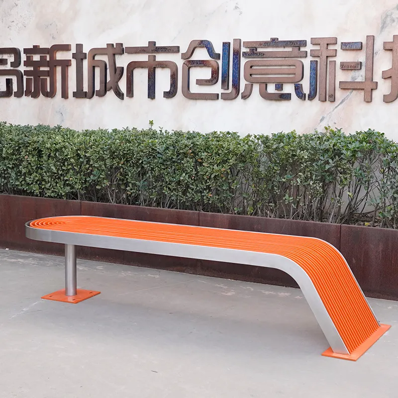 ステンレス製公園ベンチ 屋外用スクエアシート ショッピングモ - Garden Bench Metal のレビューと価格