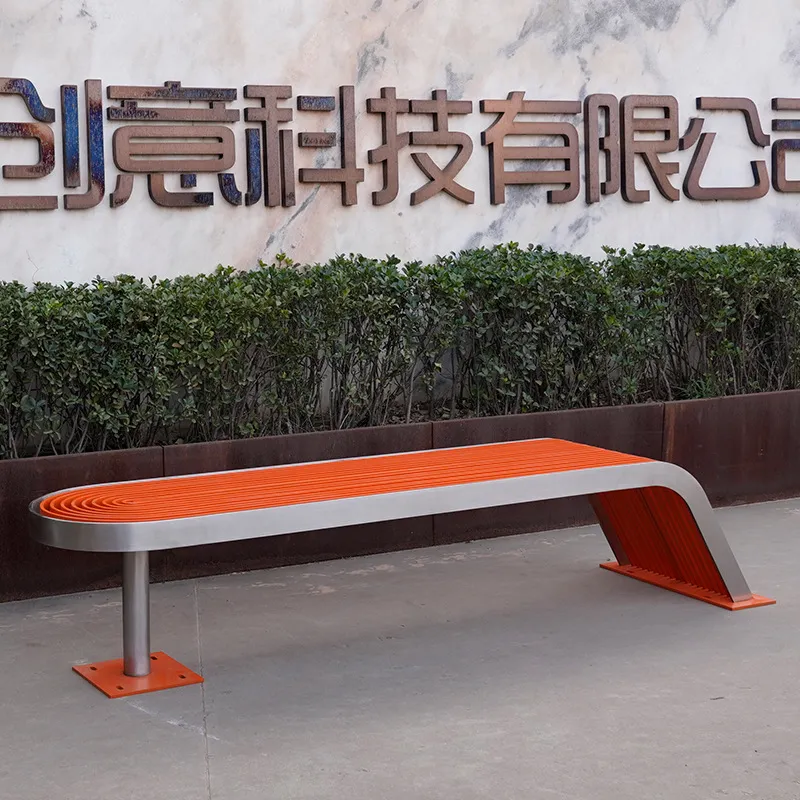 ステンレス製公園ベンチ 屋外用スクエアシート ショッピングモ - Garden Bench Metal のレビューと価格