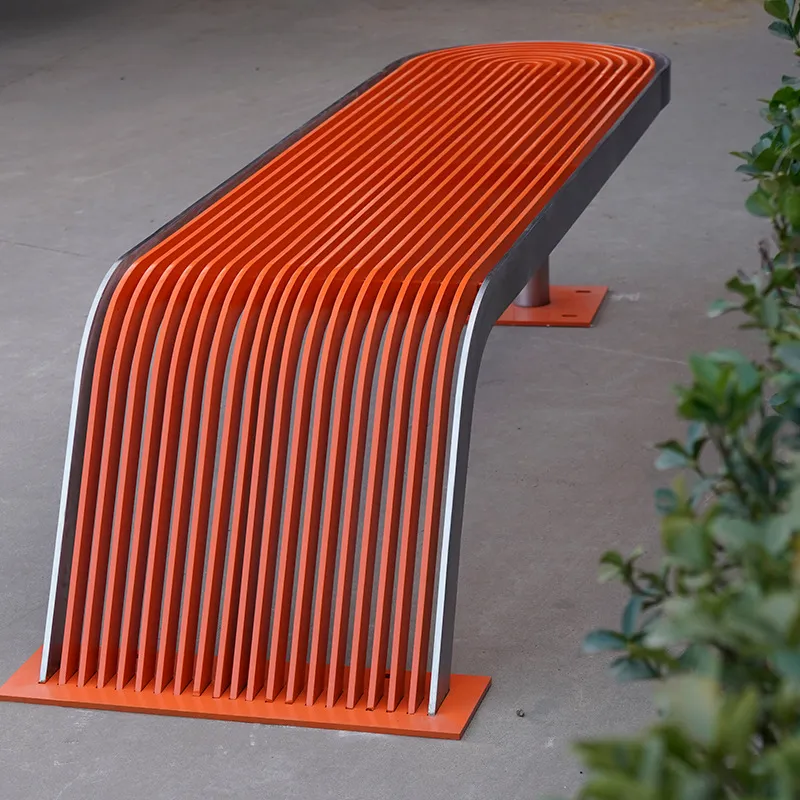 ステンレス製公園ベンチ 屋外用スクエアシート ショッピングモ - Garden Bench Metal のレビューと価格