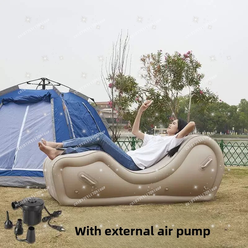 シンプルなレイジーソファリクライナー、全自動屋外ポータブルエ - Outdoor Furniture Cushion のレビューと価格