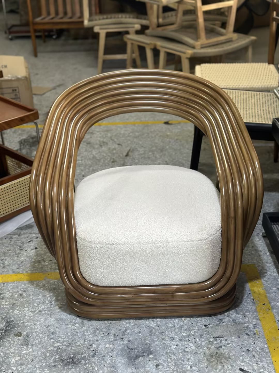 # モダンな高級木製ラタン製レジャーチェア、ダイニング、屋外 - Outdoor Furniture Vietnam のレビューと価格