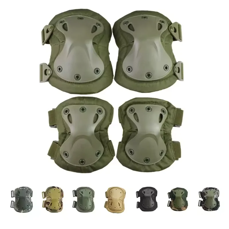 戦術的な膝パッド肘 CS 軍事プロテクター陸軍エアガン屋外ス - Outdoor Furniture Pads のレビューと価格