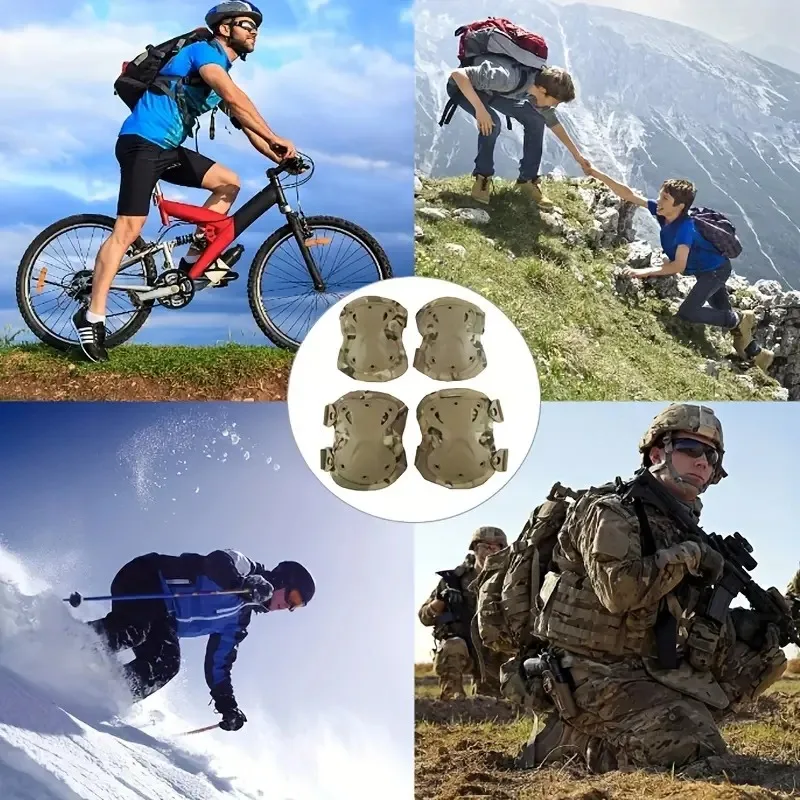 戦術的な膝パッド肘 CS 軍事プロテクター陸軍エアガン屋外ス - Outdoor Furniture Pads のレビューと価格