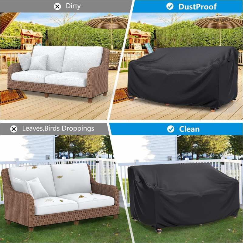 1個の屋外家具カバー、210Dパティオソファカバー、家庭用保 - Outdoor Furniture Lowes のレビューと価格