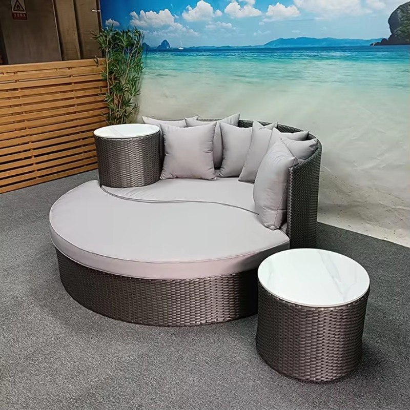 工場卸売の高級サンベッド、ガーデンチェア、パティオラウンドロ - Outdoor Daybed Furniture のレビューと価格