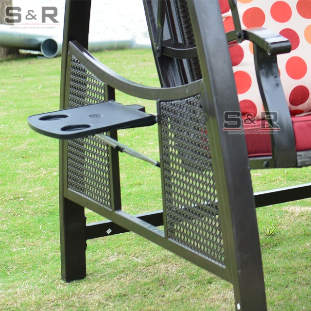 モダンラタンパティオガーデン屋外家具3人掛けハンモックスイン - Outdoor Furniture Cushion のレビューと価格
