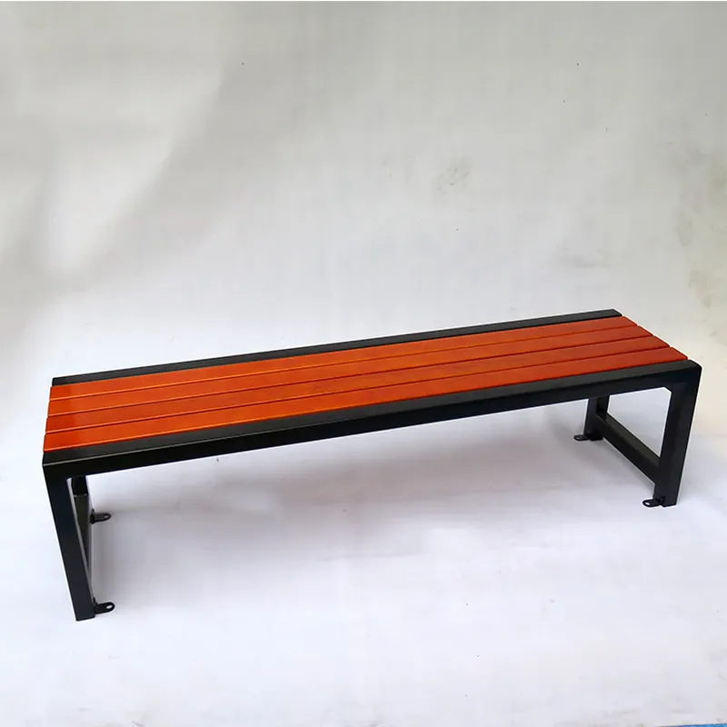屋外用防腐木製公園ベンチ、無垢材ロングシート、広場や小規模エ - Garden Bench Metal のレビューと価格