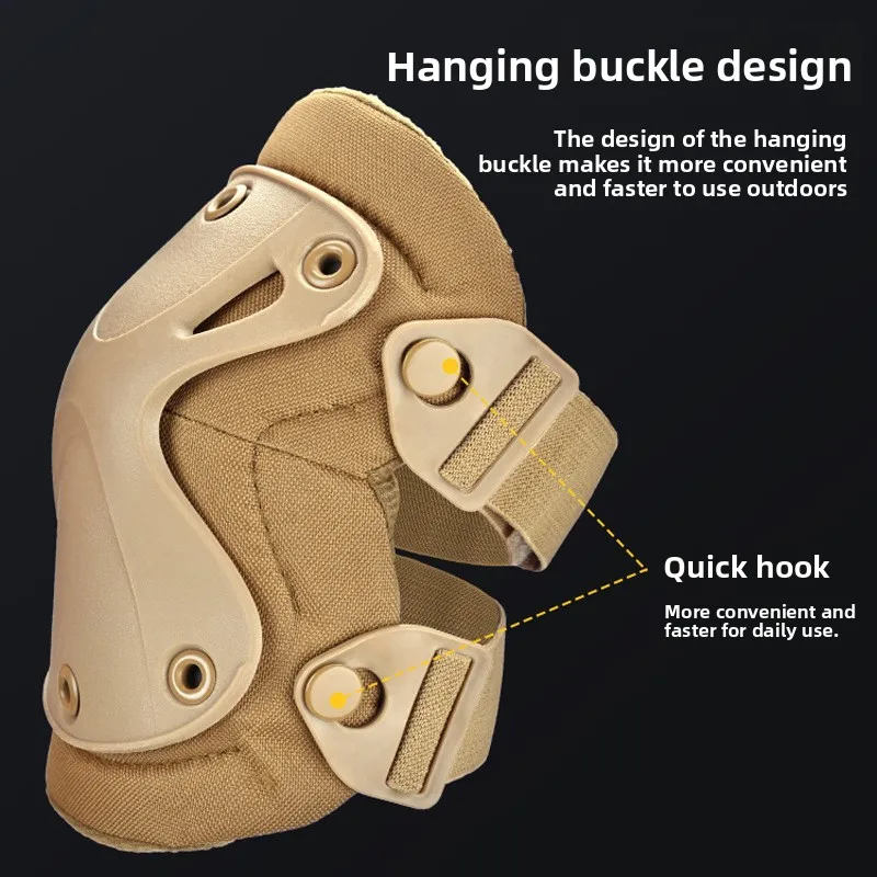 戦術的な膝肘パッドセット軍事訓練用膝まずり這いサイクリング保 - Outdoor Furniture Pads のレビューと価格