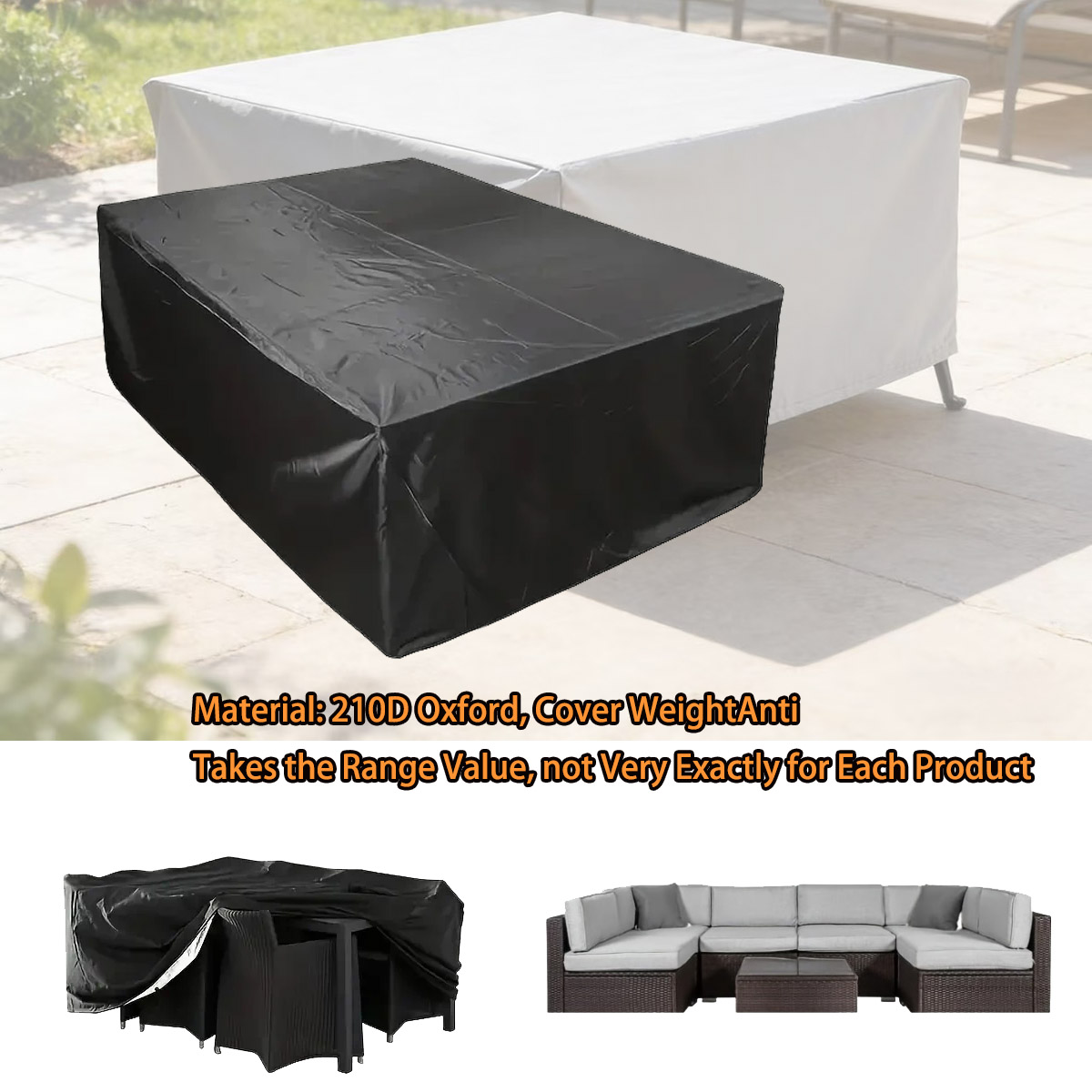 600サイズ展開の屋外家具カバー、紫外線防止、パティオガーデ - Outdoor Furniture Lowes のレビューと価格