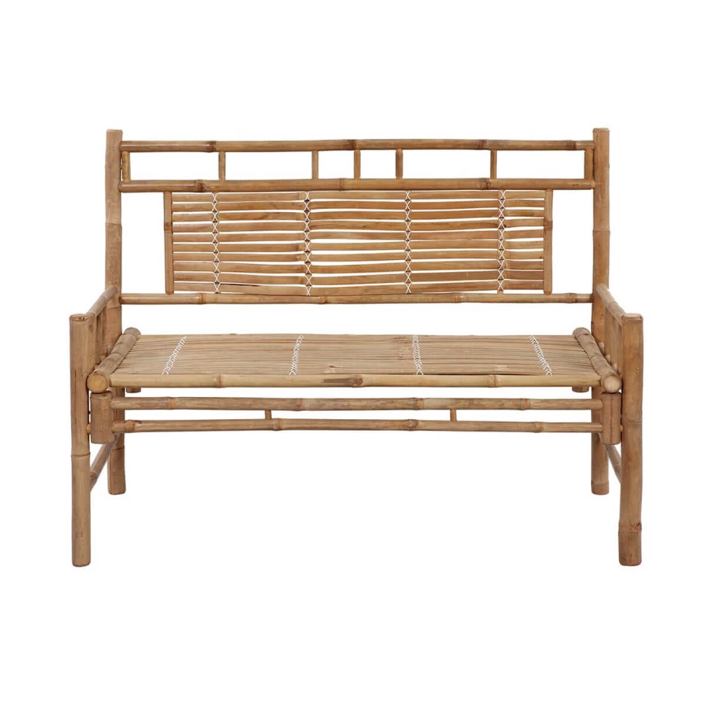 # ヴィトロニクス風の素朴な竹製ガーデンベンチ、ベトナム製の - Outdoor Furniture Vietnam のレビューと価格