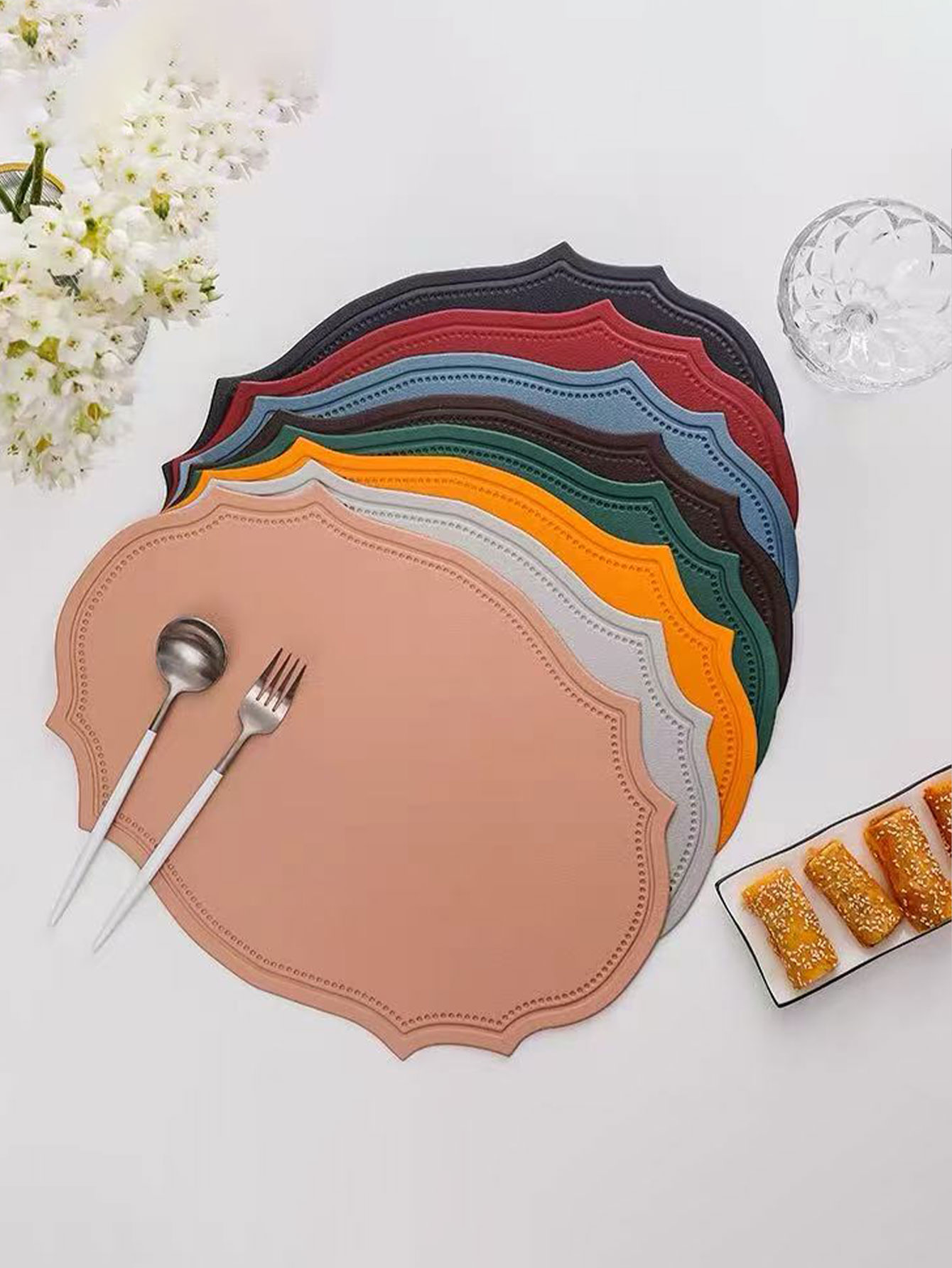 レザープレースマット インスタイル ダイニングテーブルマット - Outdoor Furniture Dining のレビューと価格