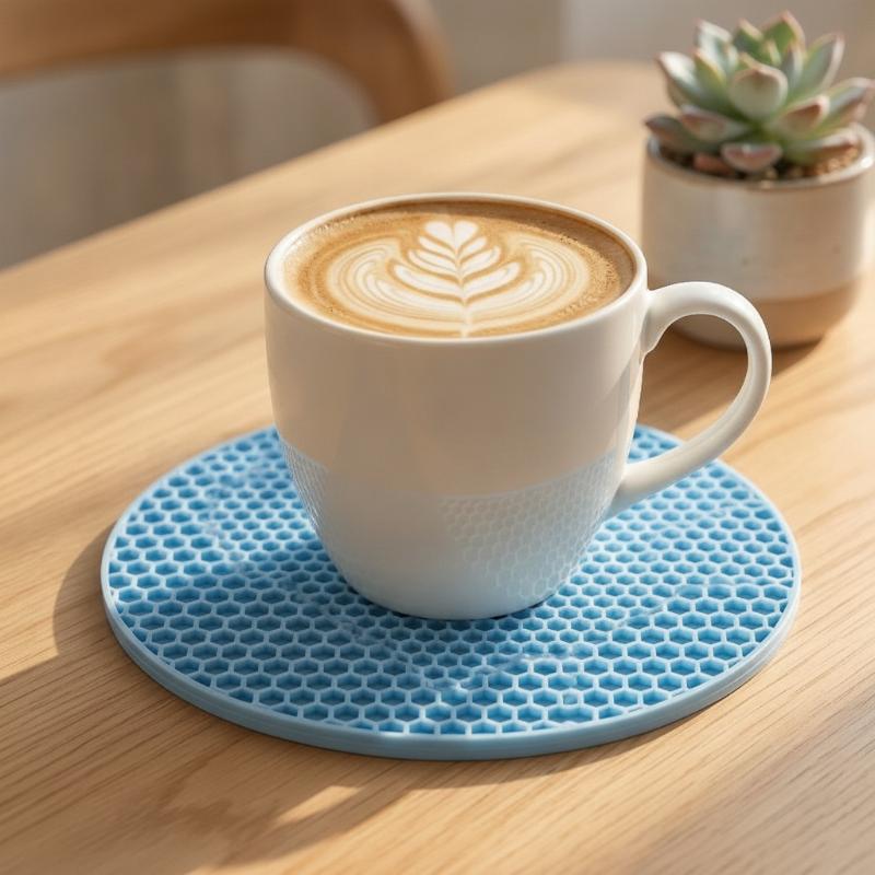 耐熱ハニカムシリコン製トリベットマット 1枚 滑り止め キッ - Outdoor Furniture Dining のレビューと価格
