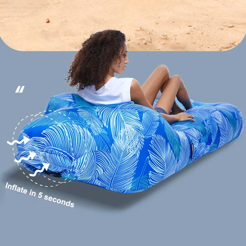 インフレータブルソファベッド睡眠ダブルマットレス超軽量シート - Outdoor Daybed Sofa のレビューと価格