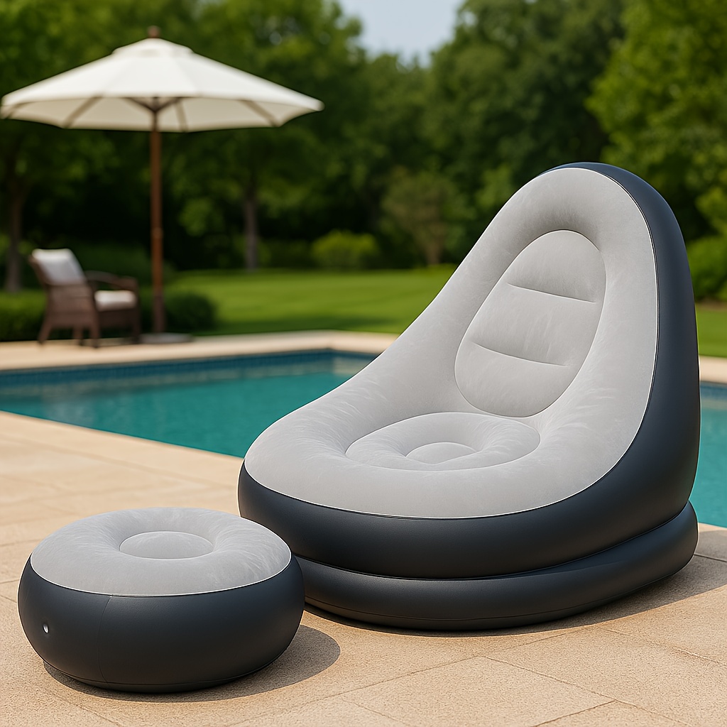 インフレータブルリクライニングチェア 折りたたみ式 室内/屋 - Outdoor Daybed Sofa のレビューと価格