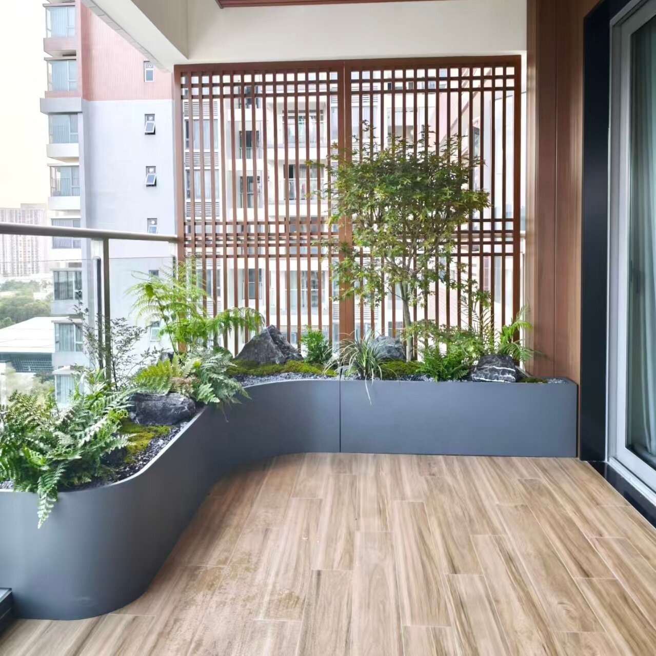 屋外錬鉄製フラワーベッド仕切りプランター商業街の手すりカスタ - Outdoor Furniture Store のレビューと価格